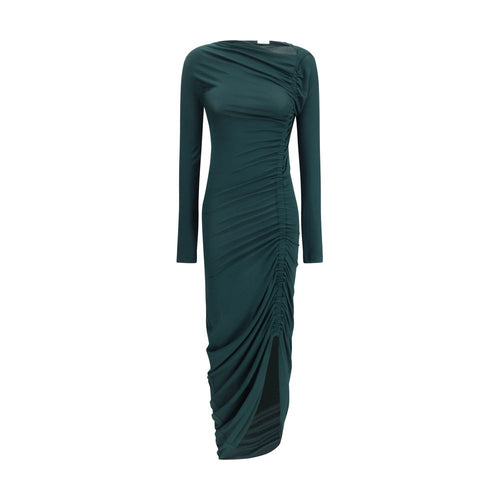 Ferragamo Grünes Viskose-Freizeitkleid