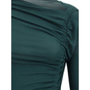 Ferragamo Grünes Viskose-Freizeitkleid