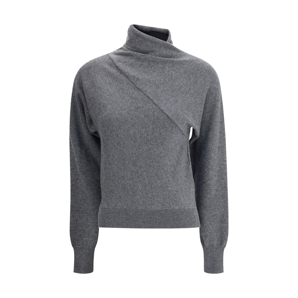 Tom Ford Eleganter Kaschmir-Rollkragenpullover in Grau