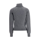 Tom Ford Eleganter Kaschmir-Rollkragenpullover in Grau