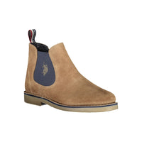 U.S. POLO ASSN. Beige Polyester-Stiefel