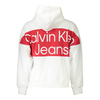 Calvin Klein Weißer Baumwollpullover