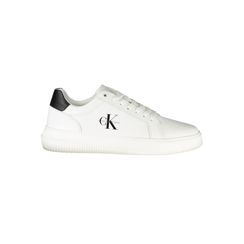 Calvin Klein Weißer Polyester-Sneaker