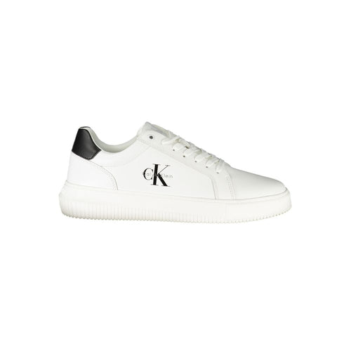 Calvin Klein Weißer Polyester-Sneaker