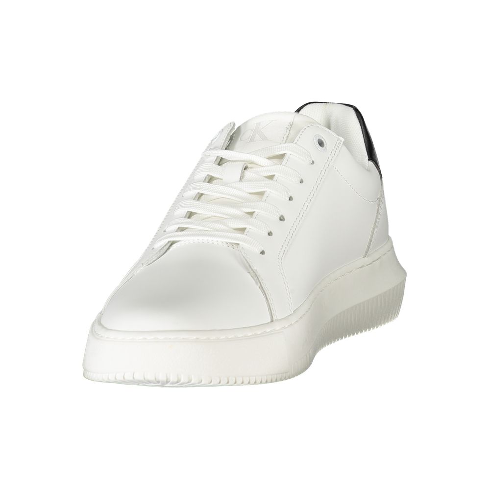 Calvin Klein Weißer Polyester-Sneaker
