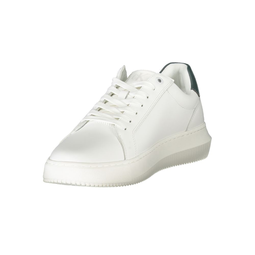 Calvin Klein Weißer Polyester-Sneaker
