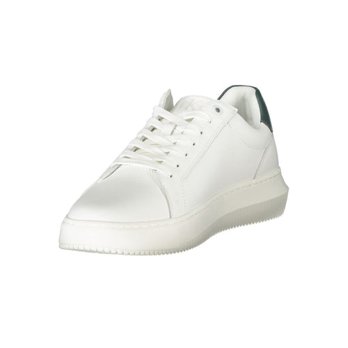 Calvin Klein Weißer Polyester-Sneaker