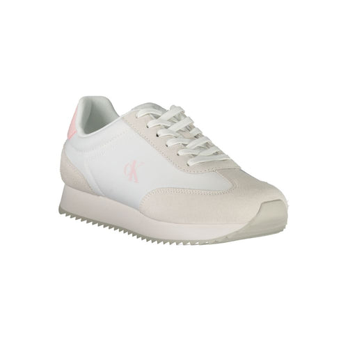 Calvin Klein Weißer Polyester-Sneaker