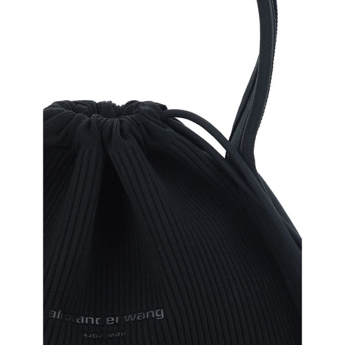 Alexander Wang Schwarze Schultertasche aus Polyester