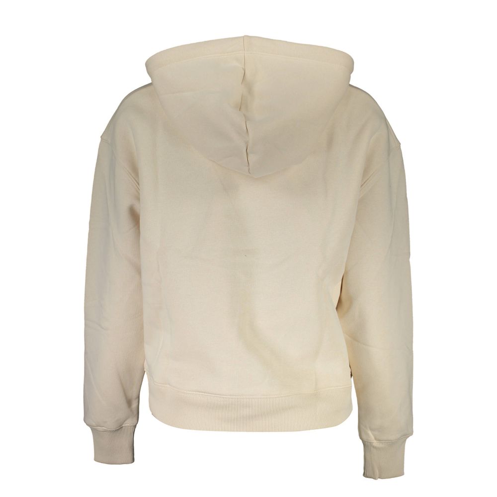 Calvin Klein Beigefarbener Baumwollpullover
