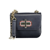 Tommy Hilfiger Blaue Lederhandtasche