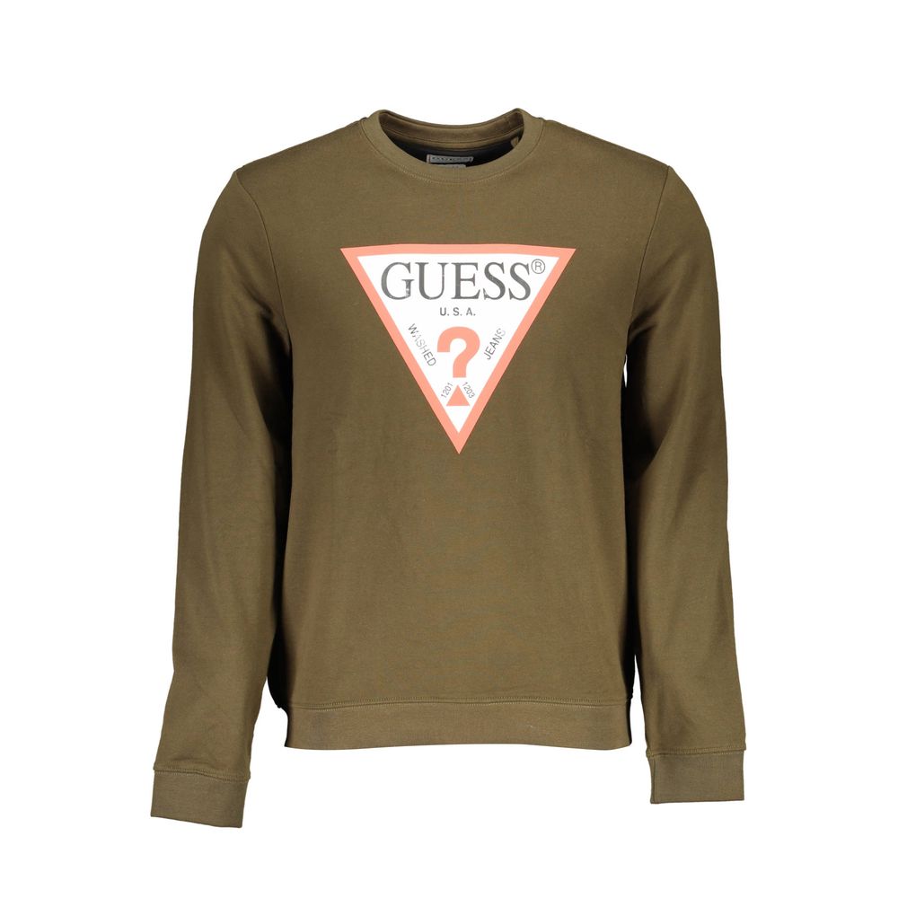 Guess Jeans Grüner Baumwollpullover