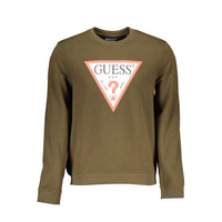 Guess Jeans Grüner Baumwollpullover