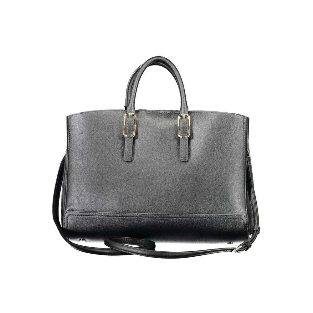 Tommy Hilfiger Schwarze Polyethylen-Handtasche