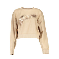 Guess Jeans Beigefarbener Baumwollpullover