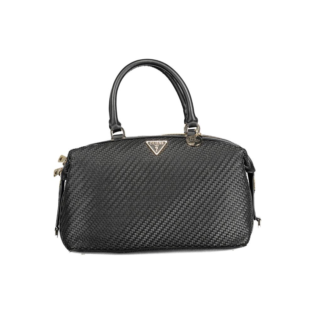 Guess Jeans Schwarze Polyethylen-Handtasche