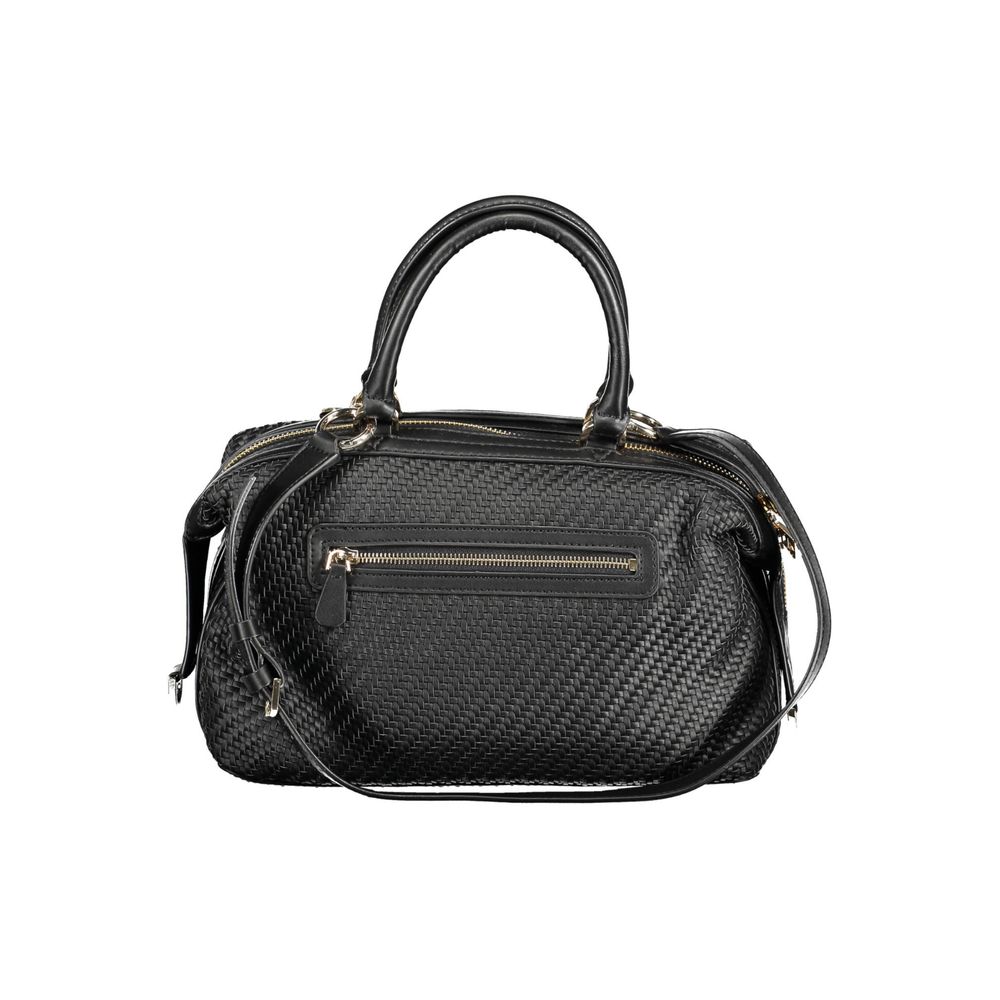 Guess Jeans Schwarze Polyethylen-Handtasche