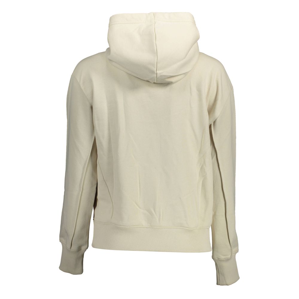 Calvin Klein Beigefarbener Baumwollpullover