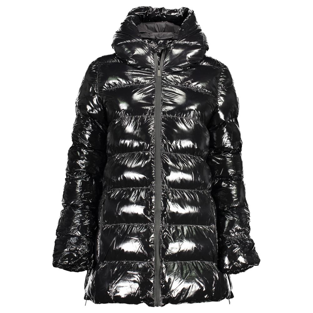 U.S. POLO ASSN. Schwarze Polyesterjacken &amp