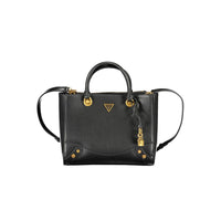 Guess Jeans Schwarze Polyethylen-Handtasche