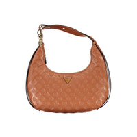 Guess Jeans Braune Polyethylen-Handtasche