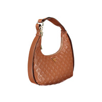 Guess Jeans Braune Polyethylen-Handtasche