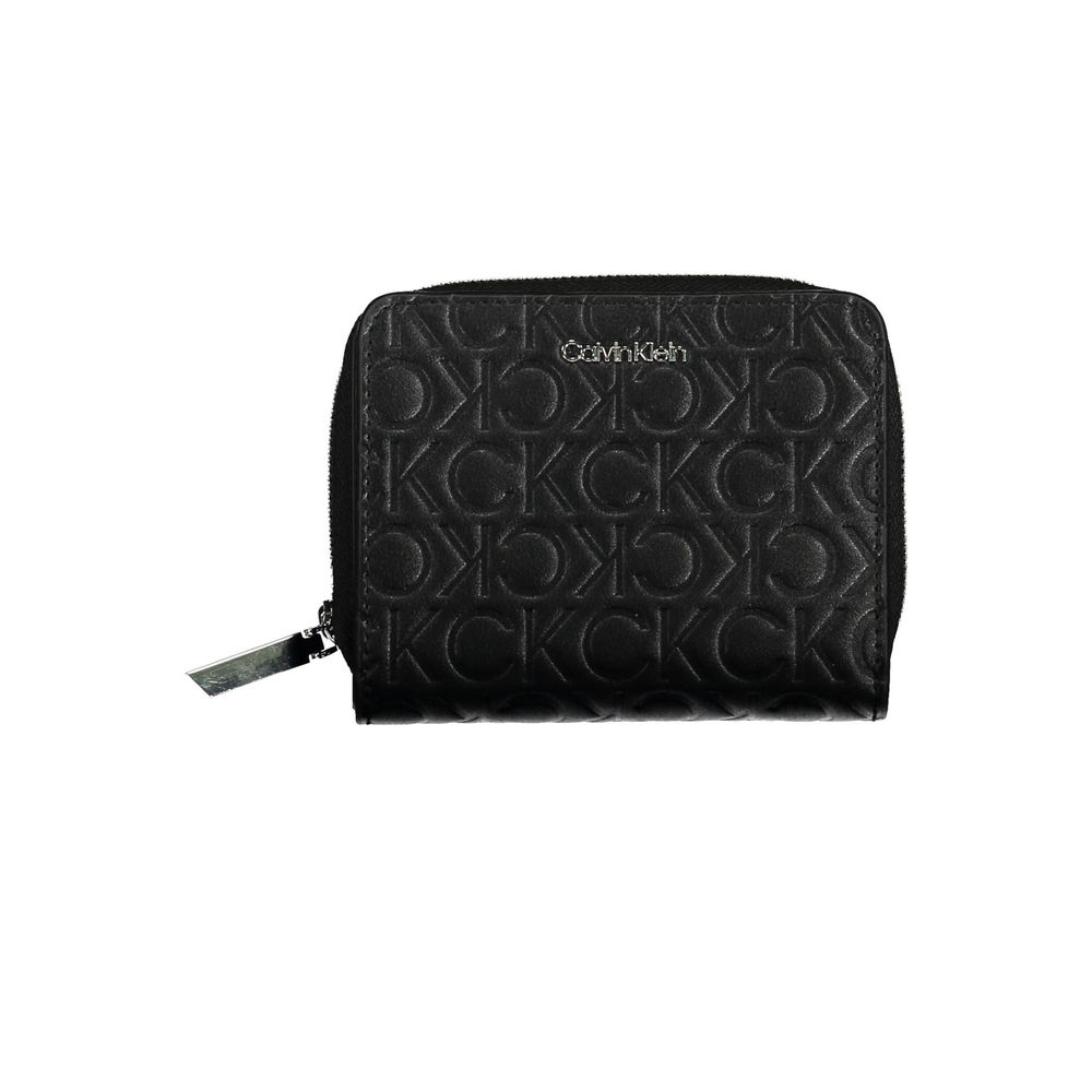 Calvin Klein Schwarzes Polyester Portemonnaie