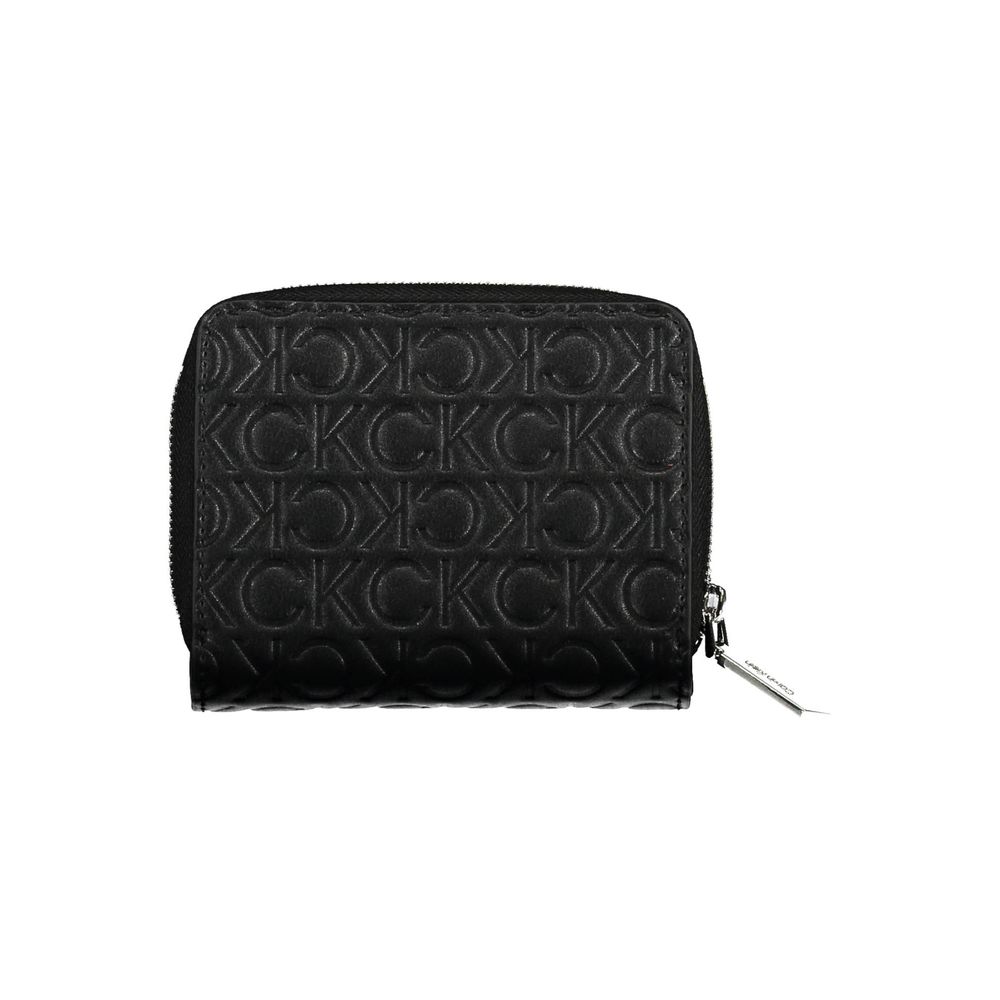Calvin Klein Schwarzes Polyester Portemonnaie