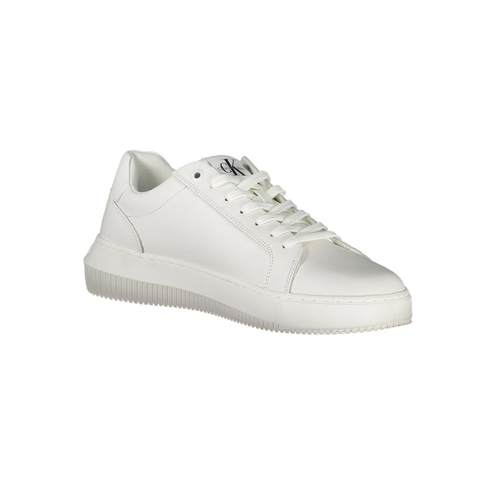 Calvin Klein Sneaker aus weißem Polyester