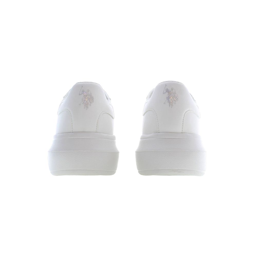 U.S. POLO ASSN. Sneaker aus weißem Polyester