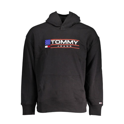 Tommy Hilfiger Baumwoll-Sweatshirt in Schwarz