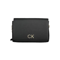 Calvin Klein Schwarze Polyester Handtasche