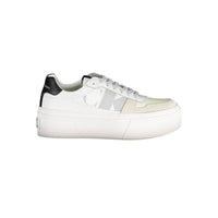 Calvin Klein Sneaker aus weißem Polyester