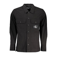 Calvin Klein Schwarzes Baumwollhemd