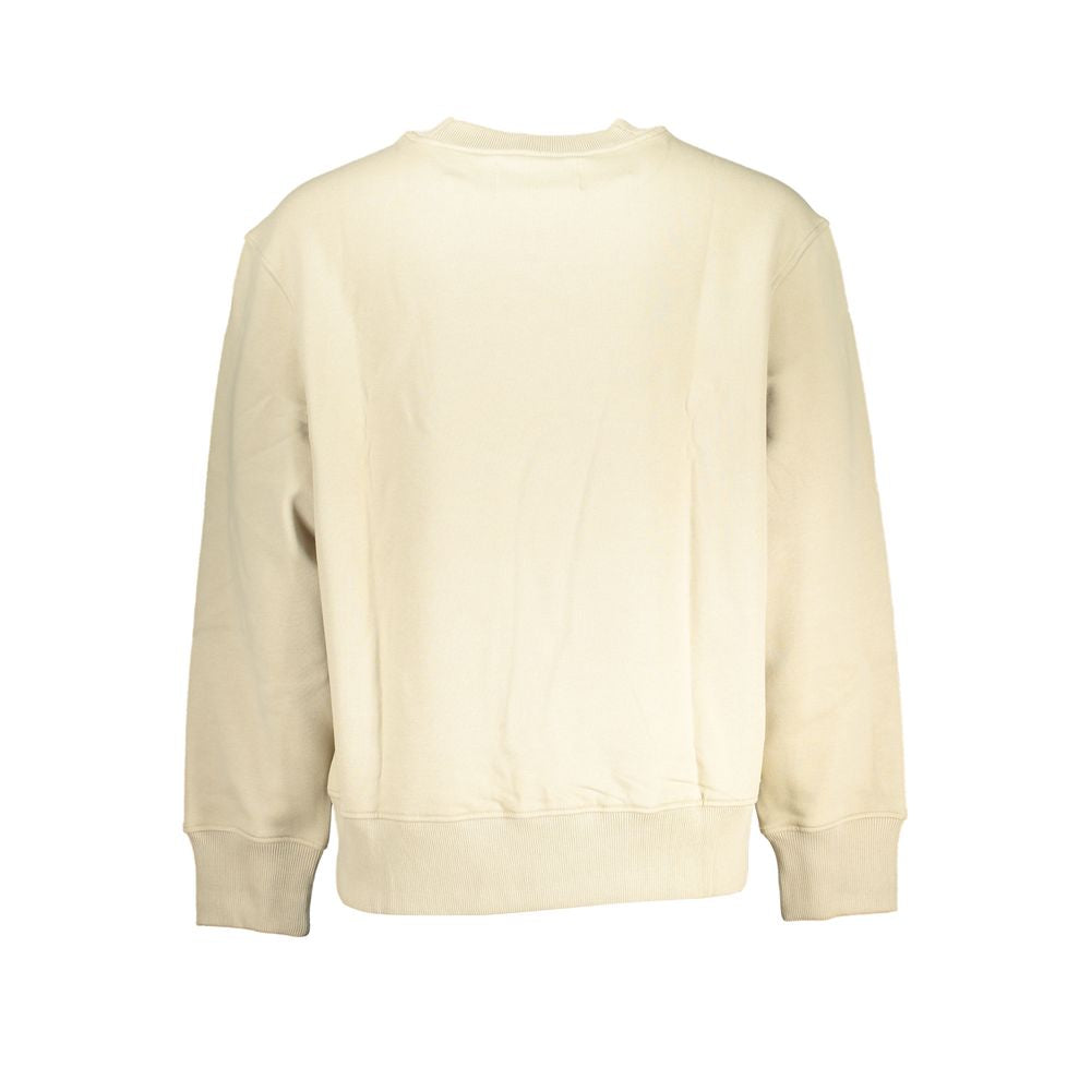 Calvin Klein Beigefarbener Baumwollpullover