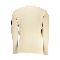 Calvin Klein Beigefarbener Baumwollpullover