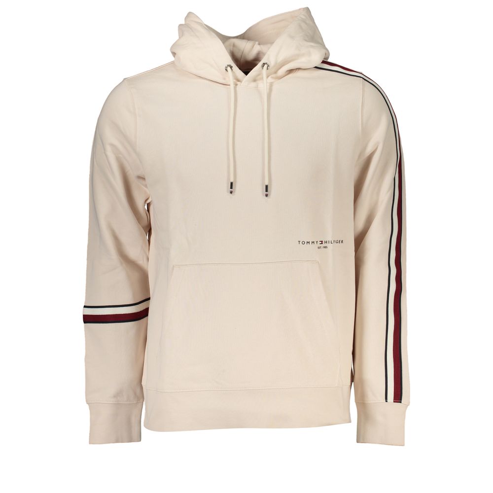 Tommy Hilfiger Beigefarbener Baumwollpullover