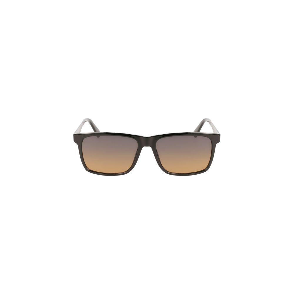 Calvin Klein Schwarze Plastiksonnenbrille