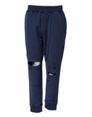 Dsquared² Blaue Jogginghose mit mittlerer Taille aus Baumwolle