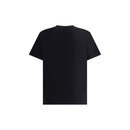 Moschino Schwarzes Baumwoll-T-Shirt