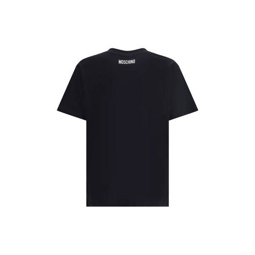 Moschino Baumwoll-T-Shirt in Schwarz