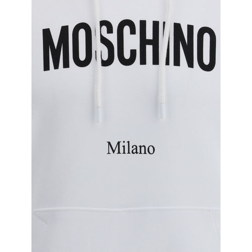 Moschino Baumwoll-Sweatshirt in Weiß