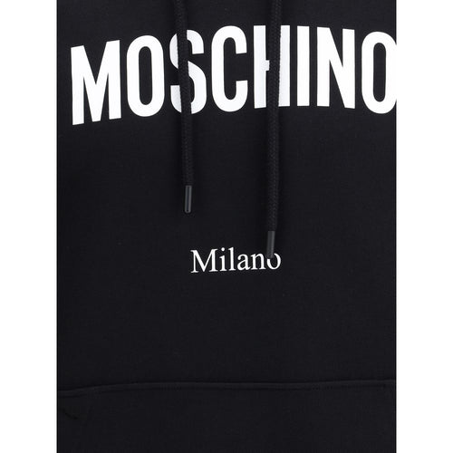 Moschino Schwarzer Baumwoll-Sweatshirt