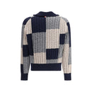 Thom Browne wool cardigan in multicolor