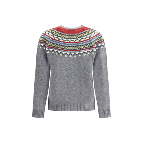 Dsquared² Graues Woll-Fleece-Sweatshirt