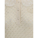 Chloé Baumwoll-Sweatshirt in Creme