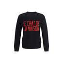 Valentino Schwarzer Baumwoll-Sweatshirt