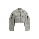 Ganni Baumwollmantel in Multicolor