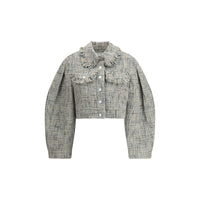 Ganni Baumwollmantel in Multicolor