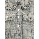 Ganni Baumwollmantel in Multicolor